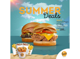 The Sauce Burger Cafe Summer Deal 3 For Rs.1499/- +Taximage-1141